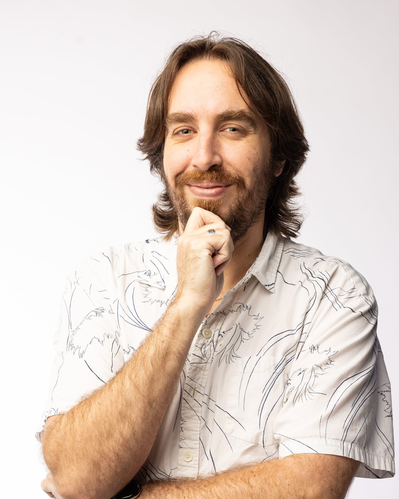Studio portrait of Travis Gafford